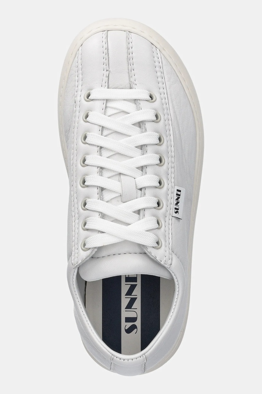 Δερμάτινα αθλητικά παπούτσια Sunnei DREAMY BOWLING χρώμα: άσπρο, SHOXSNK004 φωτογραφία