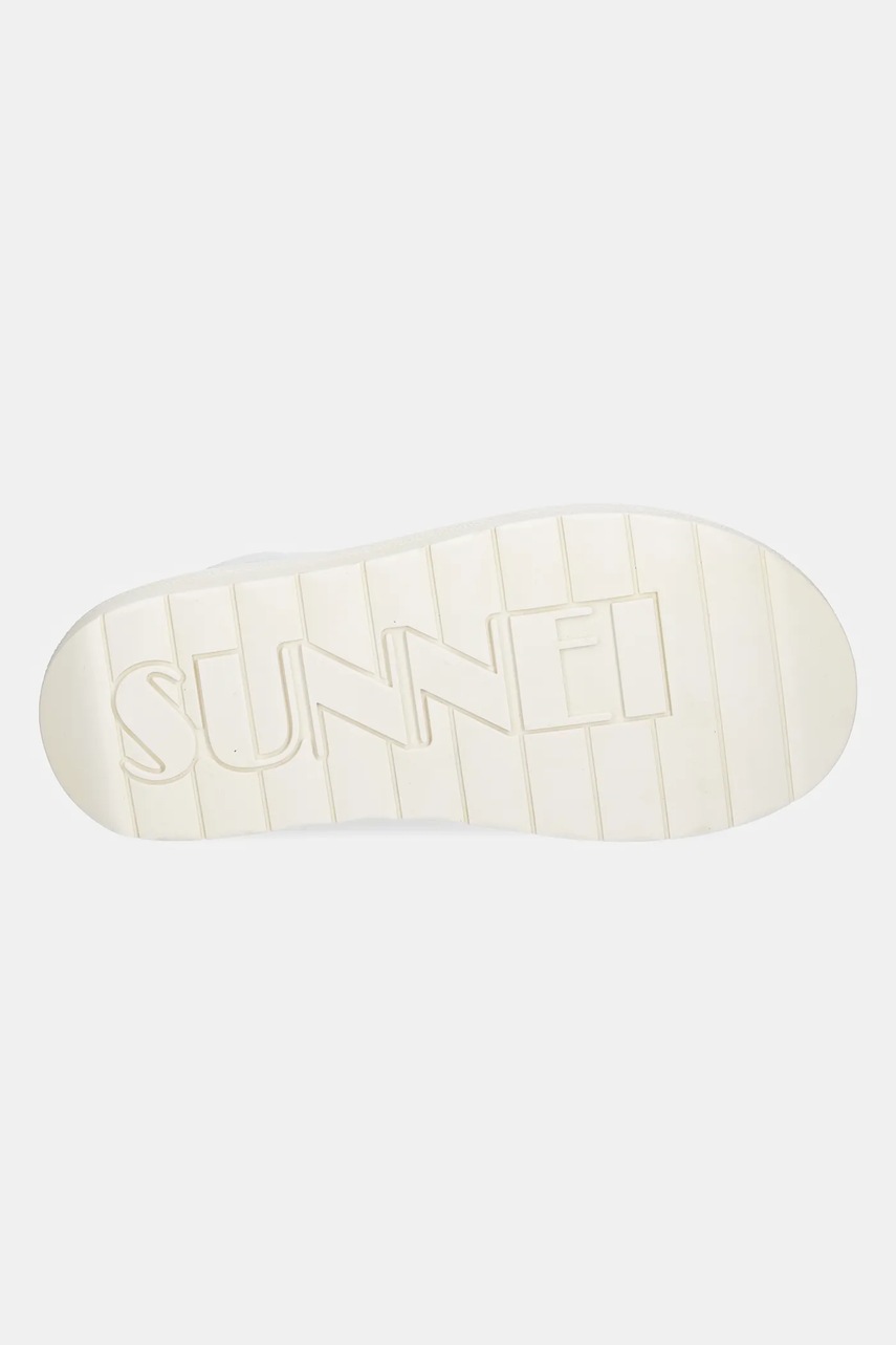 Δερμάτινα αθλητικά παπούτσια Sunnei DREAMY BOWLING χρώμα: άσπρο, SHOXSNK004 φωτογραφία