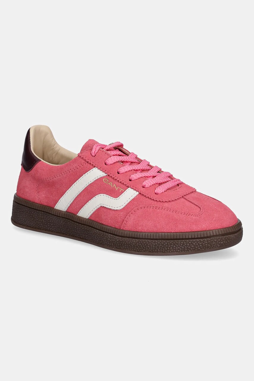 Gant sneakers din piele Cuzima femei, culoarea roz, 30533960.G545