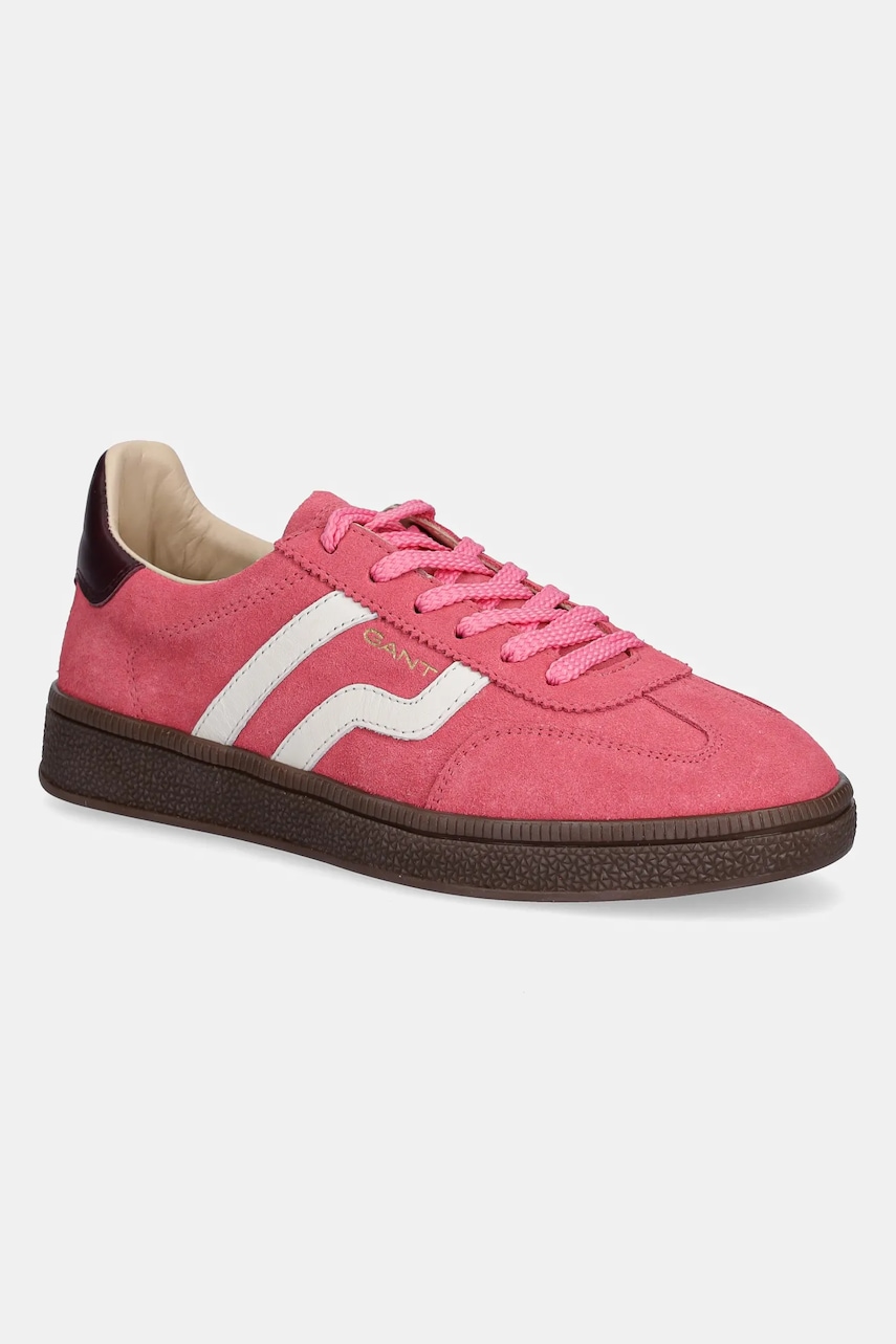 Gant sneakers din piele Cuzima femei, culoarea roz, 30533960.G545