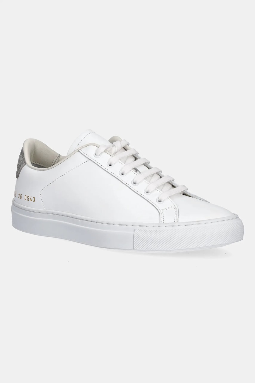 Common Projects sneakers din piele Retro Classic femei, culoarea alb, 6188 Common Projects sneakers din piele Retro Classic femei, culoarea alb, 6188
