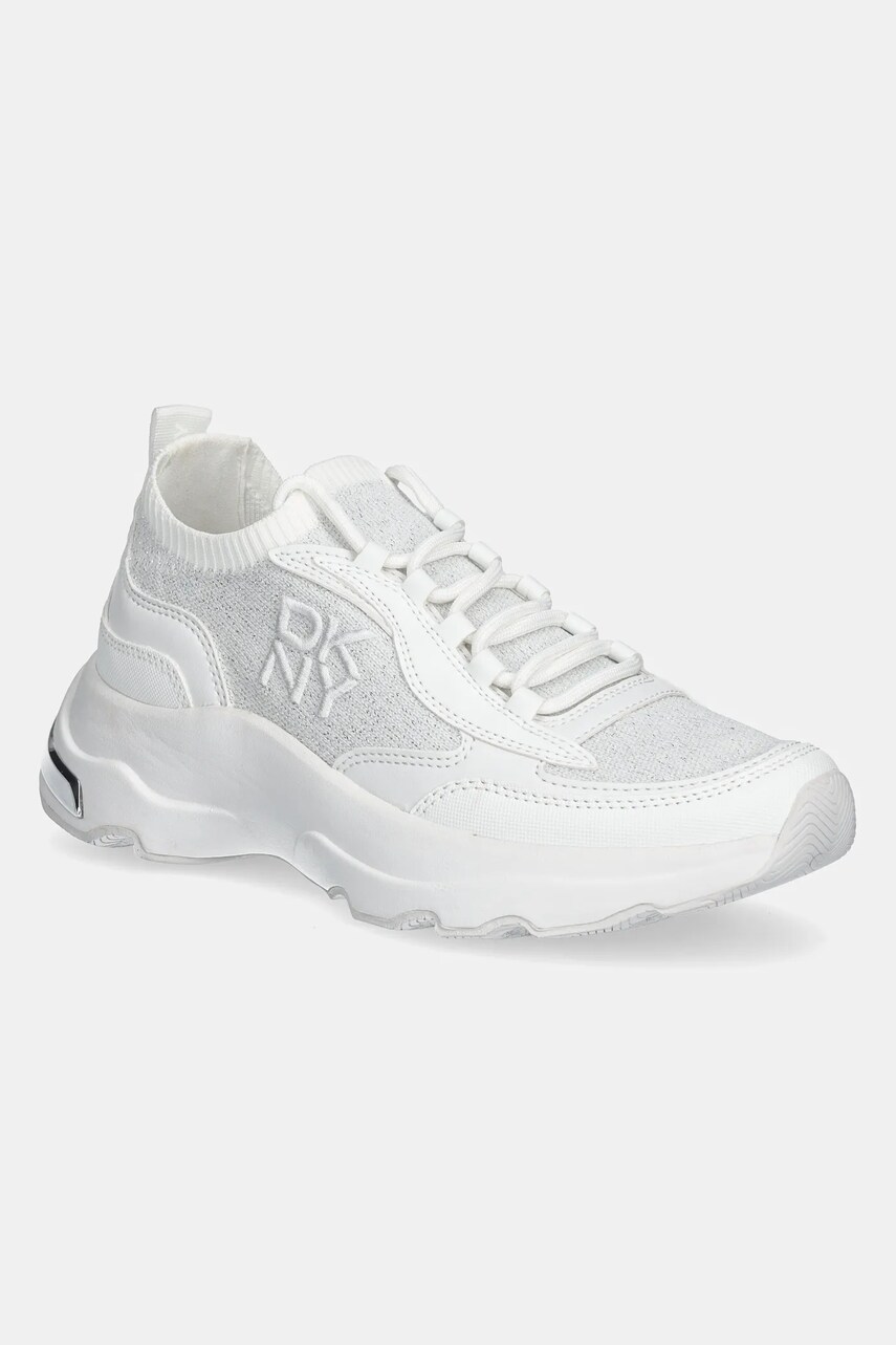 Dkny sneakers Jami femei, culoarea alb, K1511941