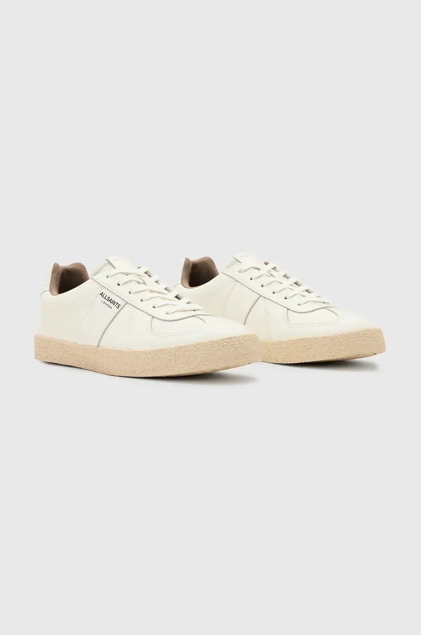 Кожаные кроссовки AllSaints Jaimee Leather Sneaker женские цвет белый W058FC Кожаные кроссовки AllSaints Jaimee Leather Sneaker женские цвет белый W058FC
