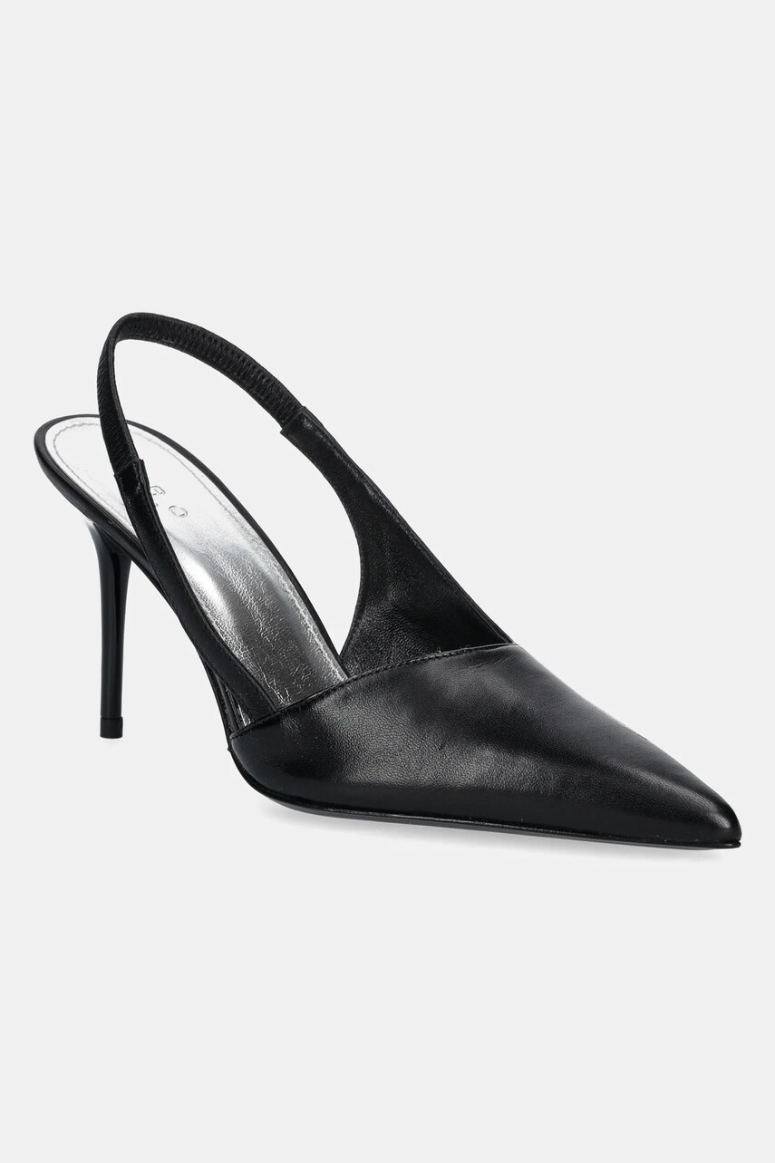 IRO stilettos de piele Stargey culoarea negru, WP143STARGEY