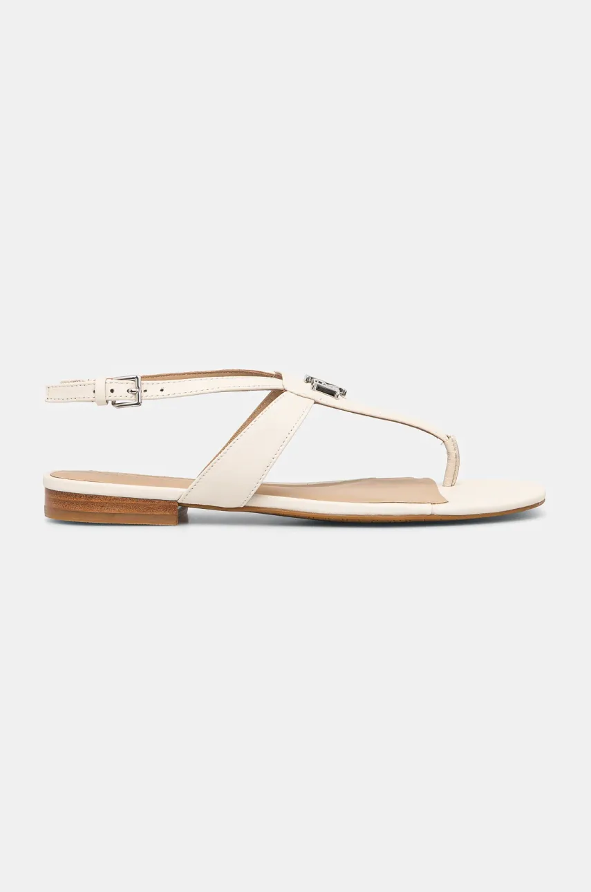 Кожаные сандалии Lauren Ralph Lauren Everley женские цвет бежевый 802959146009 Кожаные сандалии Lauren Ralph Lauren Everley женские цвет бежевый 802959146009