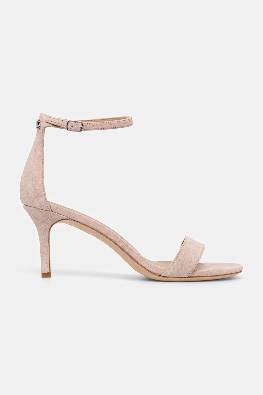 Замшевые сандалии Lauren Ralph Lauren Allie Mid цвет розовый 802959175009 Замшевые сандалии Lauren Ralph Lauren Allie Mid цвет розовый 802959175009