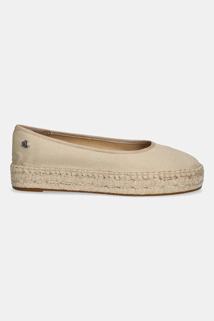 Эспадрильи Lauren Ralph Lauren Luize Ballet цвет бежевый на платформе 802959187008 Эспадрильи Lauren Ralph Lauren Luize Ballet цвет бежевый на платформе 802959187008