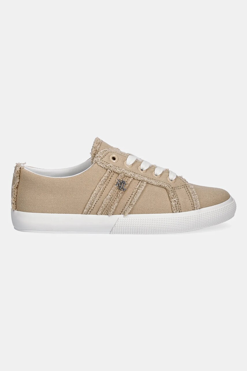 Кеды Lauren Ralph Lauren Janson Fray цвет бежевый 802967040004 Кеды Lauren Ralph Lauren Janson Fray цвет бежевый 802967040004
