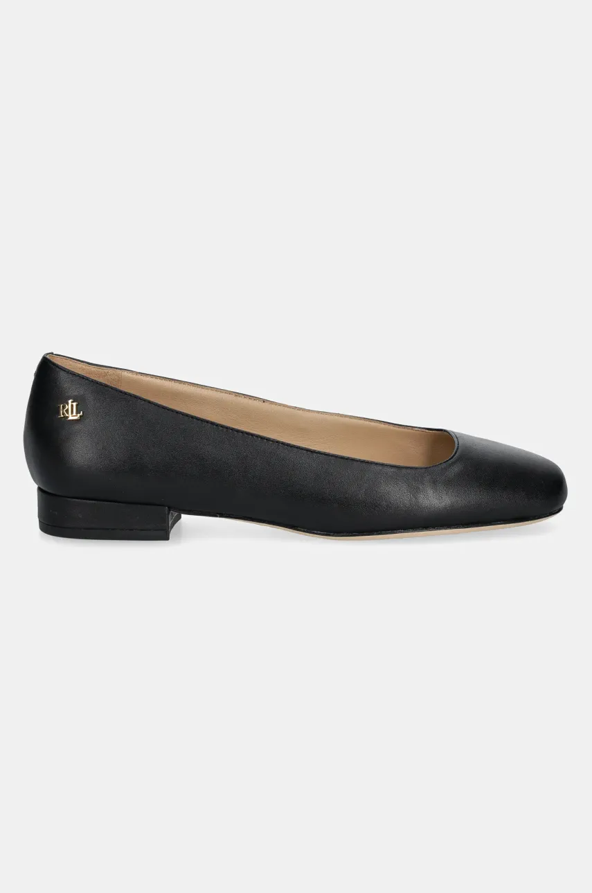 Кожаные балетки Lauren Ralph Lauren Emellie Bllt цвет чёрный 802970534001 Кожаные балетки Lauren Ralph Lauren Emellie Bllt цвет чёрный 802970534001