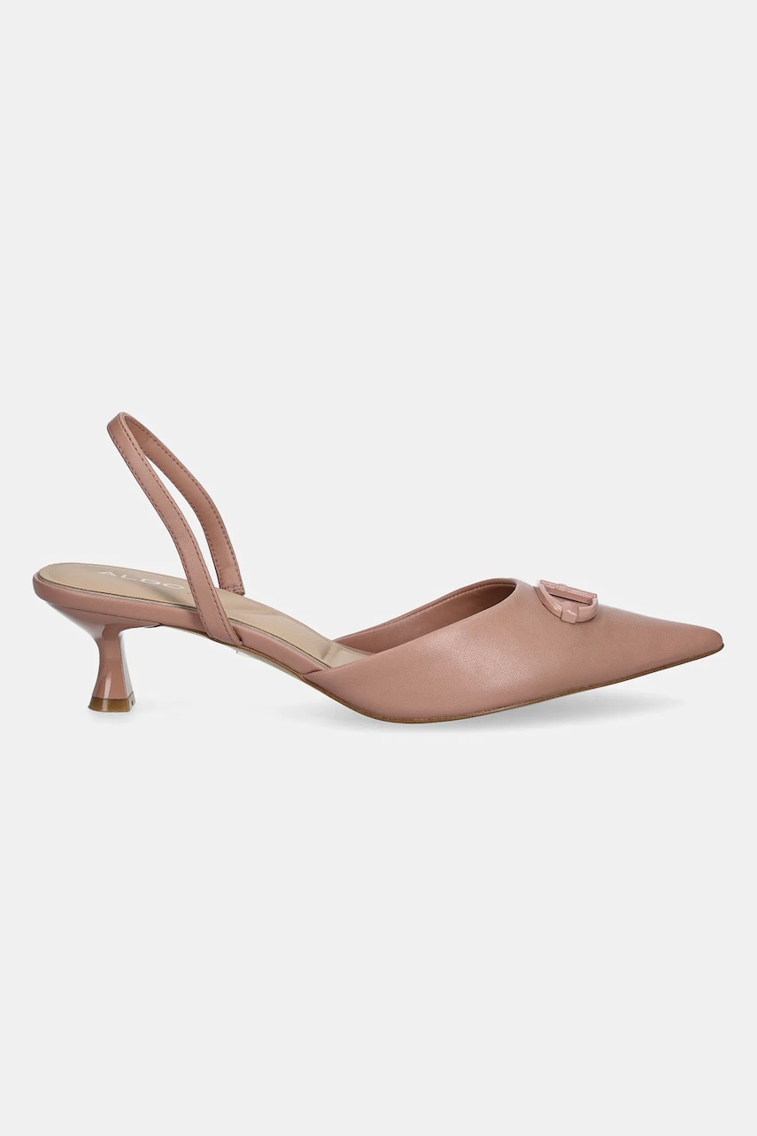 Туфли Aldo DELICATE цвет розовый низкий каблук открытая пятка 13918886.DELICATE Туфли Aldo DELICATE цвет розовый низкий каблук открытая пятка 13918886.DELICATE