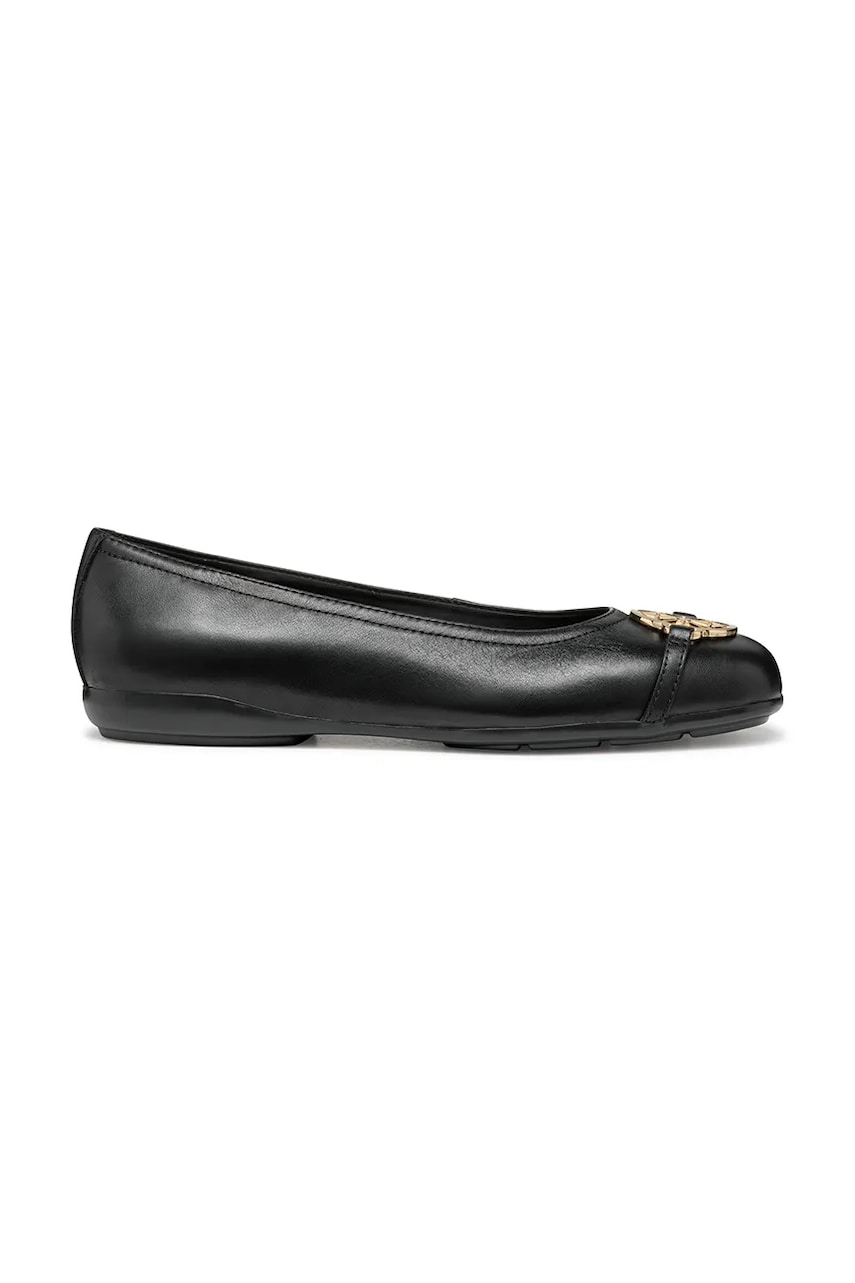 Geox balerini de piele D ANNYTAH culoarea negru, D557NB 00085 C9999