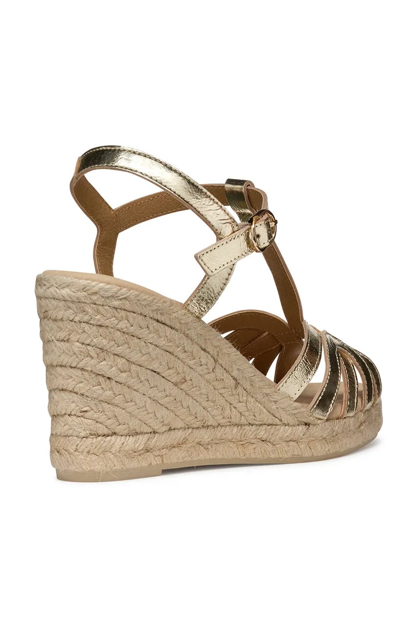 Geox bőr espadrilles D GELSA sárga, éksarkú, D55TPA 000CF C2012 termék 2. képe