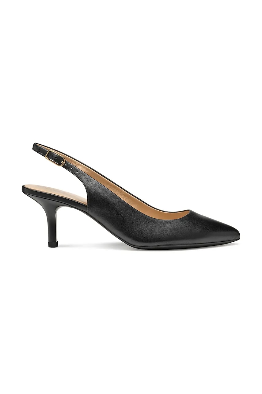 Geox stilettos de piele D KLEOPY culoarea negru, D55YBB 000TU C9999
