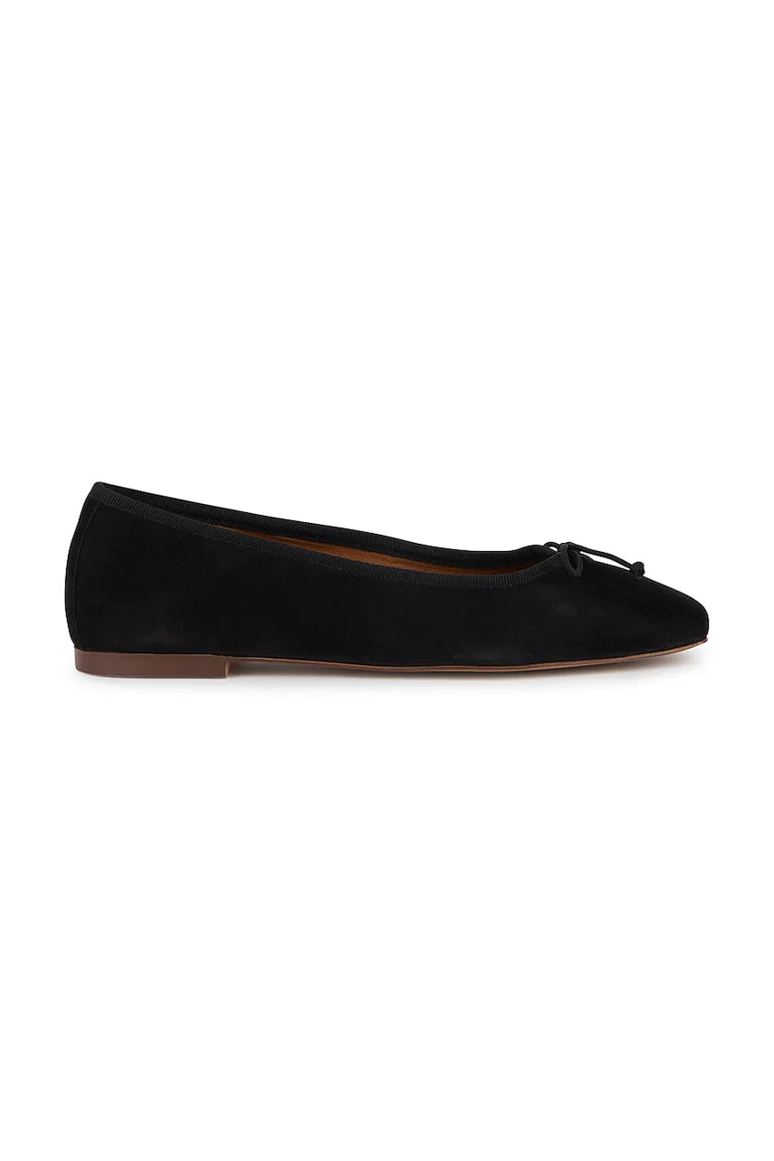 Geox balerini din piele intoarsa D MARSILEA culoarea negru, D45W6A 02111 C9999 Geox balerini din piele intoarsa D MARSILEA culoarea negru, D45W6A 02111 C9999