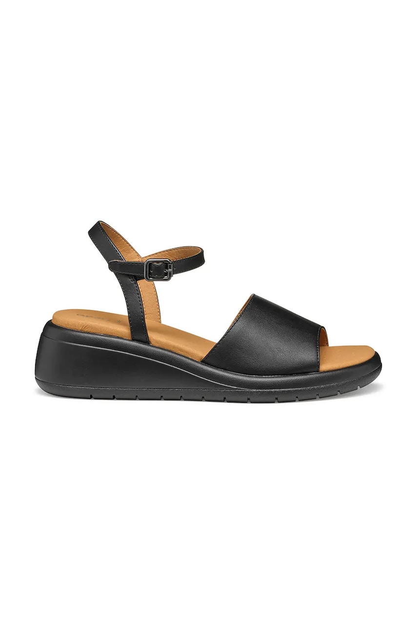 Geox sandale D MELICONIA femei, culoarea negru, toc pana, D550EA 000BC C9999