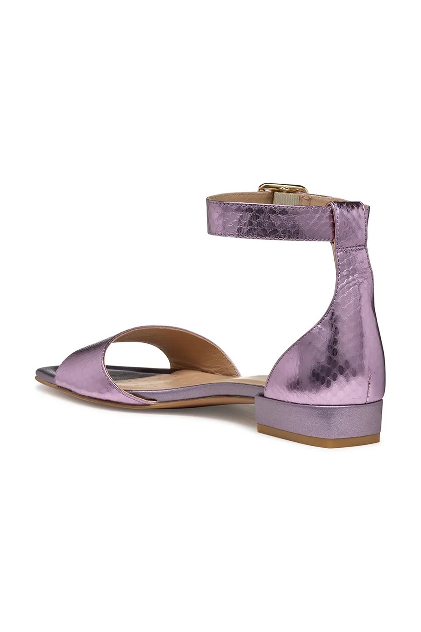 Δερμάτινα σανδάλια Geox D NEW ERAKLIA 15 χρώμα: μοβ, D5580B 000KY C8020 φωτογραφία