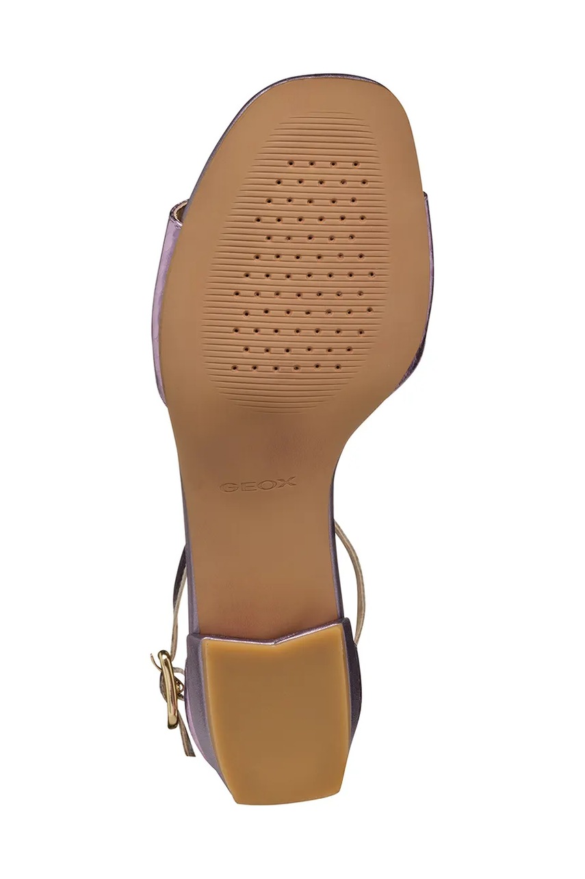 Δερμάτινα σανδάλια Geox D NEW ERAKLIA 15 χρώμα: μοβ, D5580B 000KY C8020 φωτογραφία