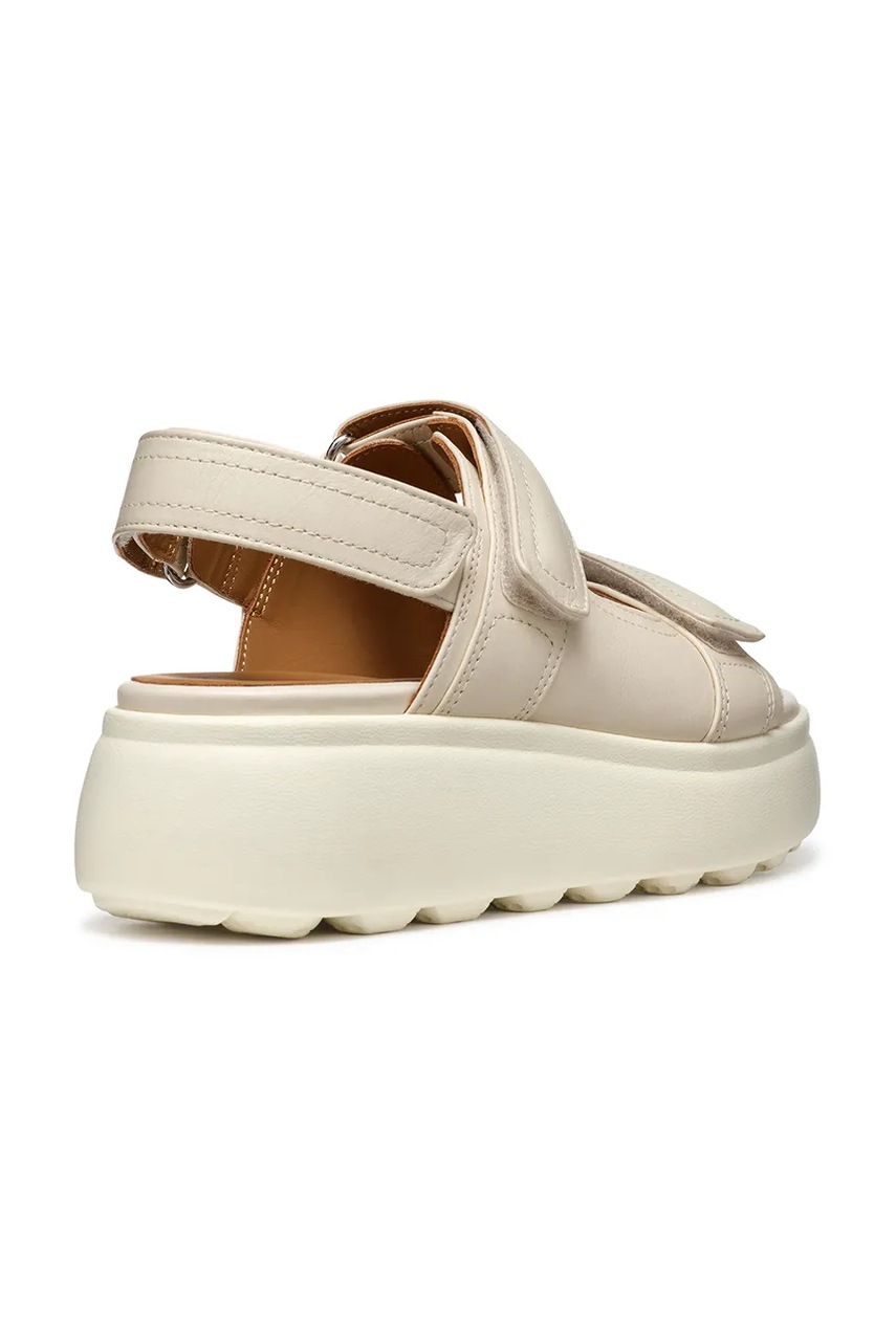 Δερμάτινα σανδάλια Geox D SPHERICA EC4.1 S χρώμα: μπεζ, D55D4B 00085 C1122 φωτογραφία