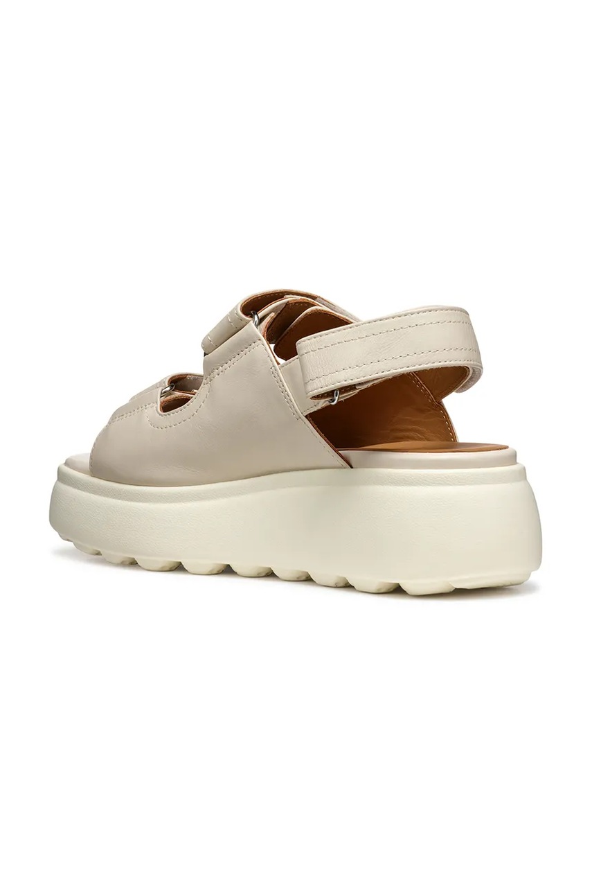 Δερμάτινα σανδάλια Geox D SPHERICA EC4.1 S χρώμα: μπεζ, D55D4B 00085 C1122 φωτογραφία