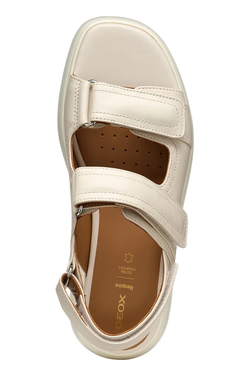 Δερμάτινα σανδάλια Geox D SPHERICA EC4.1 S χρώμα: μπεζ, D55D4B 00085 C1122 φωτογραφία