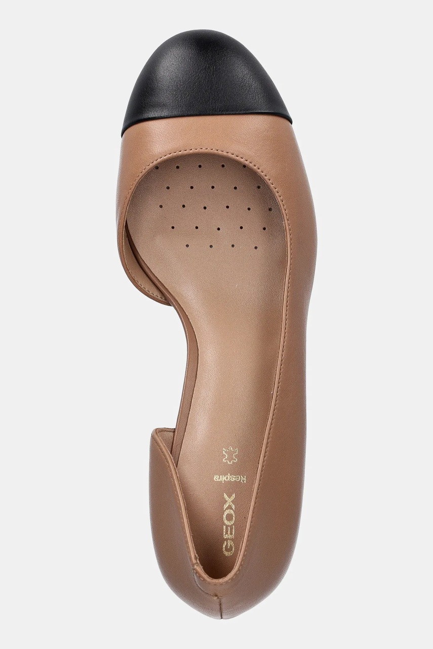 Γόβες Geox D VIRNILISA 65 χρώμα: καφέ, D55YYB 0TUBC C0015 φωτογραφία