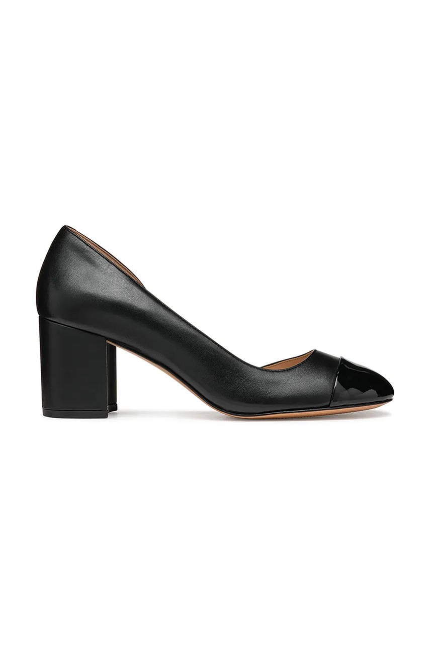 Geox pumps D VIRNILISA 65 culoarea negru, cu toc drept, D55YYB 0TUHH C9999