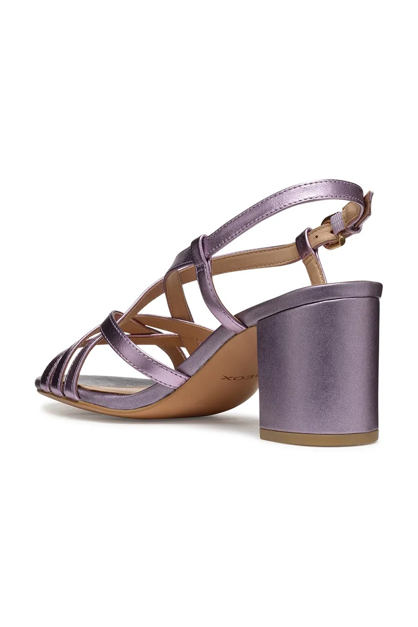 Δερμάτινα σανδάλια Geox D VIRNILISA 65 S χρώμα: μοβ, D55YZB 000Y2 C8020 φωτογραφία