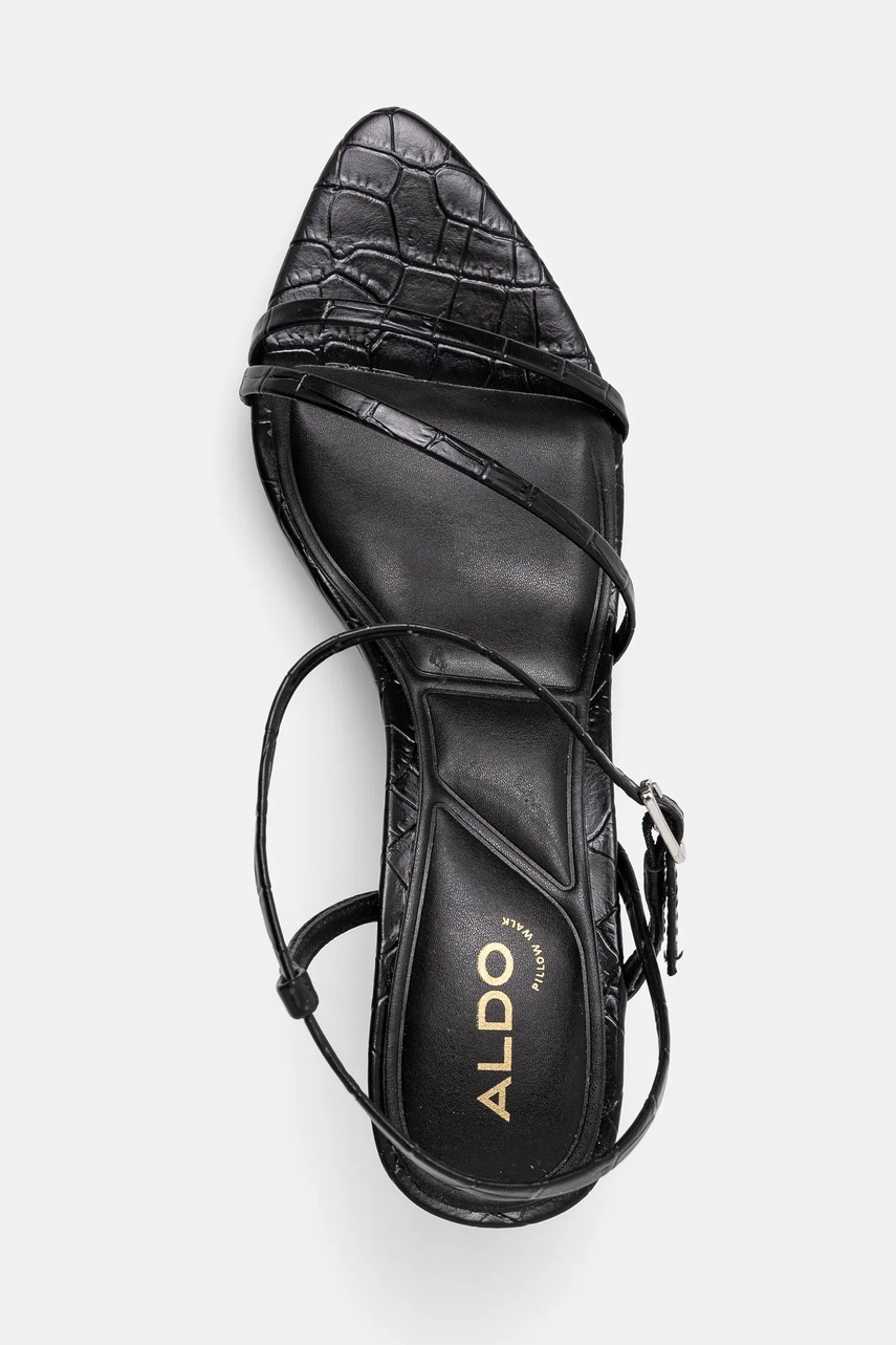 Πέδιλα Aldo ELIANNA χρώμα: μαύρο, 13985149 φωτογραφία