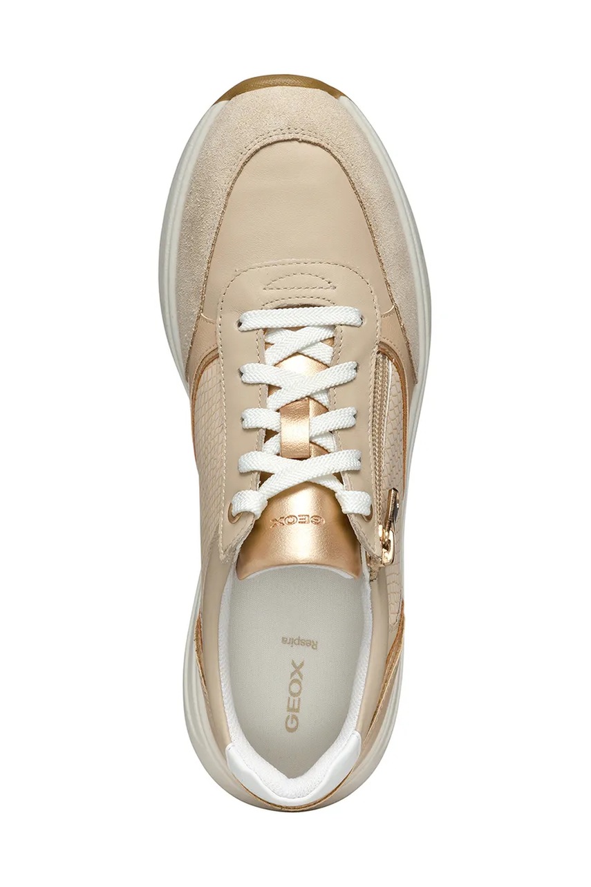 Αθλητικά Geox D CRISTAEL χρώμα: μπεζ, D45MXE 085QD C6738 φωτογραφία