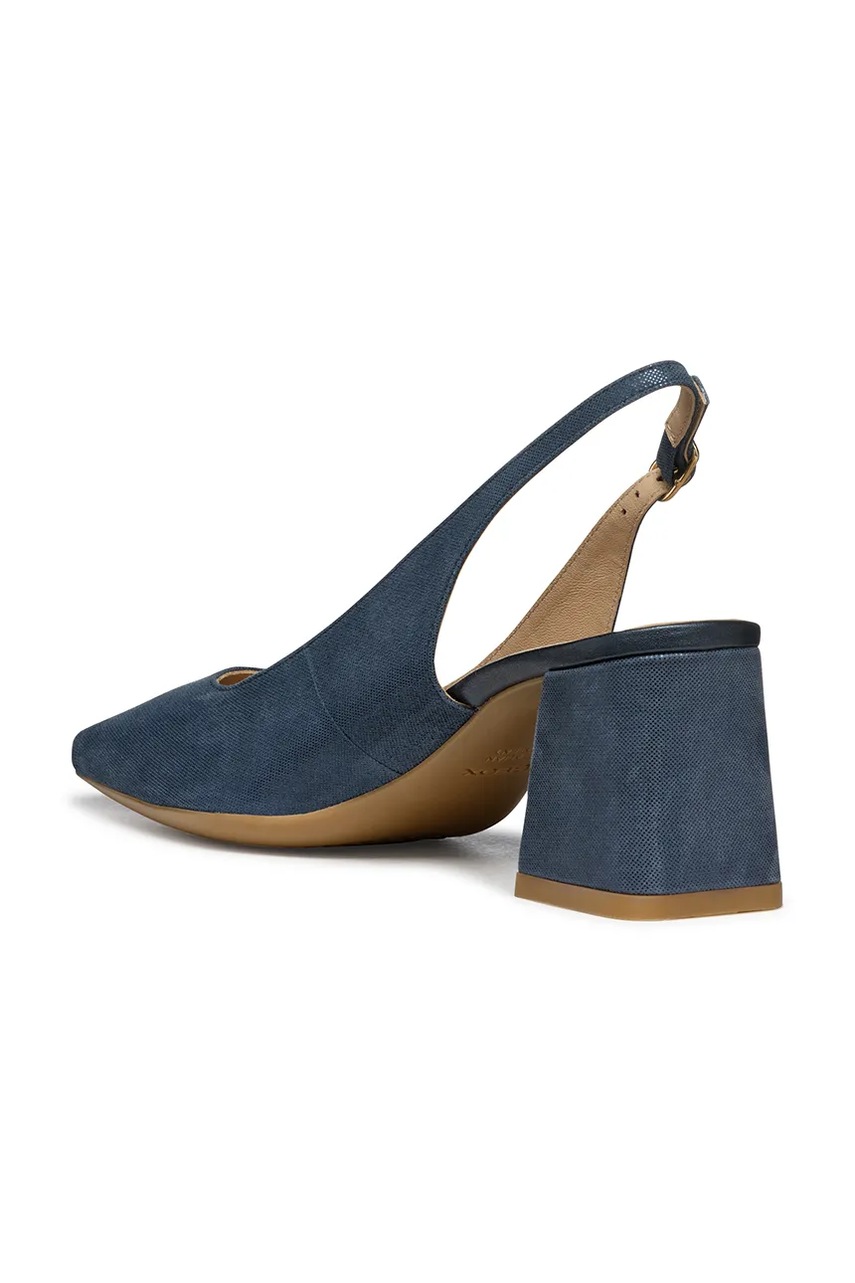 Δερμάτινες γόβες Geox D GISELDA χρώμα: ναυτικό μπλε, D45VCC 000MA C4067 φωτογραφία