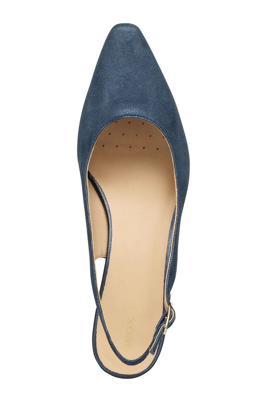 Δερμάτινες γόβες Geox D GISELDA χρώμα: ναυτικό μπλε, D45VCC 000MA C4067 φωτογραφία