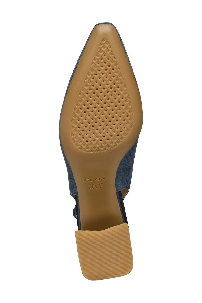 Δερμάτινες γόβες Geox D GISELDA χρώμα: ναυτικό μπλε, D45VCC 000MA C4067 φωτογραφία