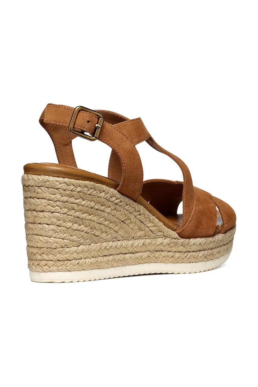 Geox espadrilles velúrból D PONZA barna, éksarkú, D35GVC 00021 C6001 termék 2. képe