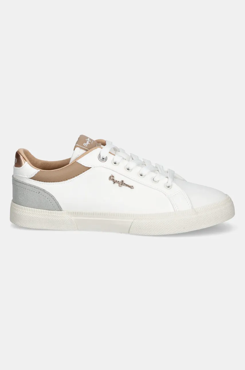 Кроссовки Pepe Jeans KENTON COURT W женские цвет коричневый PLS31588 Кроссовки Pepe Jeans KENTON COURT W женские цвет коричневый PLS31588