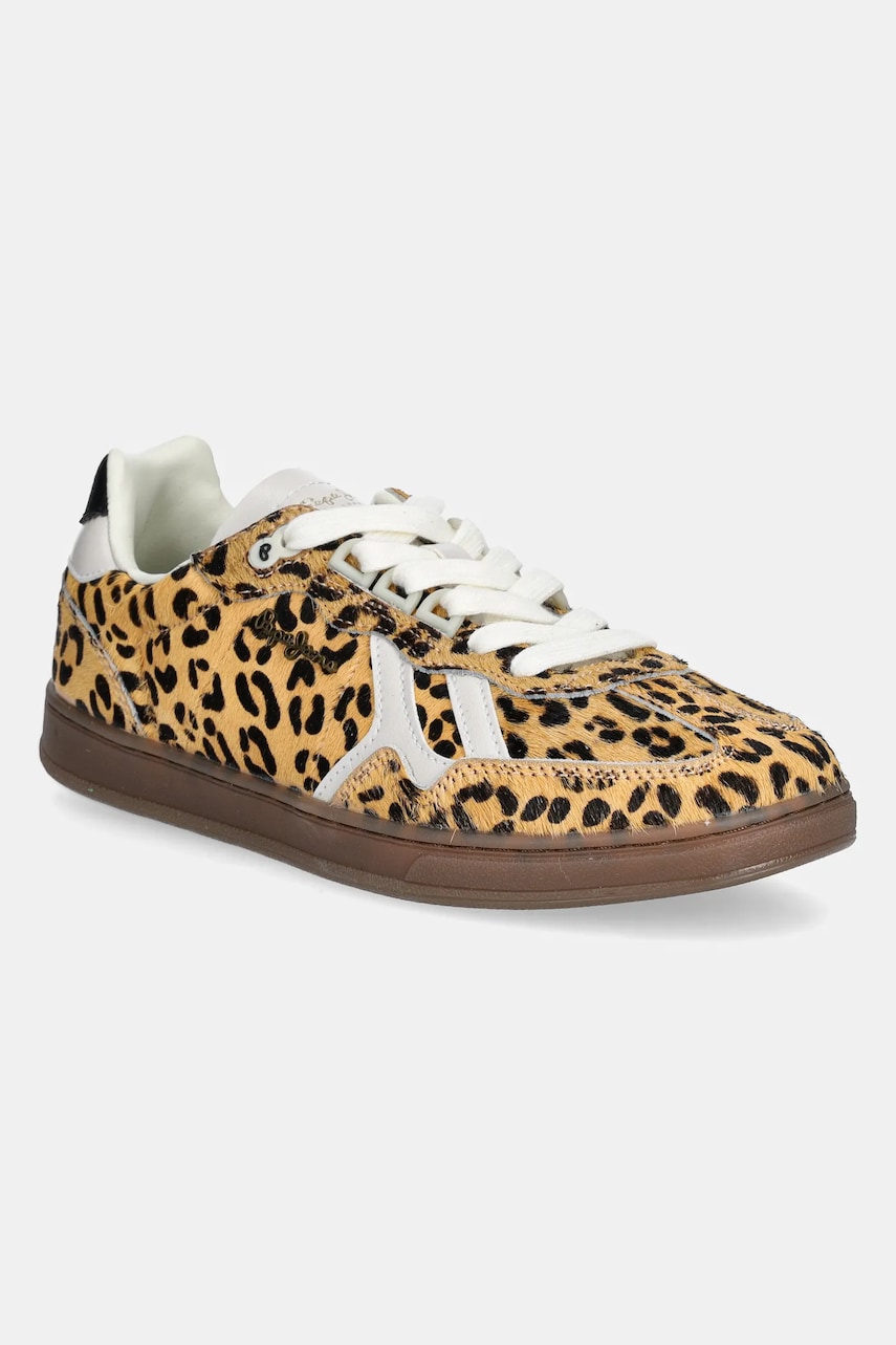 Pepe Jeans sneakers BALL TOP W femei, culoarea maro, PLS00035 Pepe Jeans sneakers BALL TOP W femei, culoarea maro, PLS00035