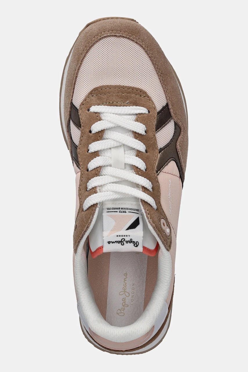 Αθλητικά Pepe Jeans BRIT CAMP W χρώμα: καφέ, PLS40038 φωτογραφία