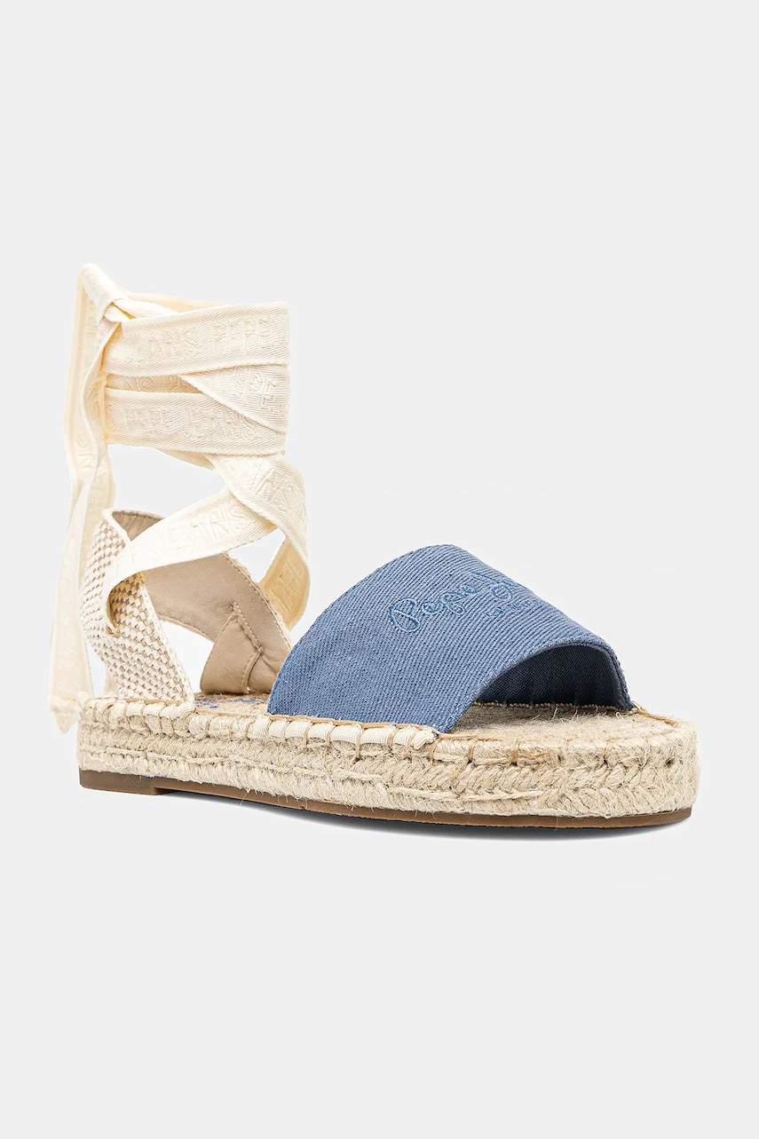 Pepe Jeans sandale ARAMI FRESH femei, culoarea bleumarin, PLS90684 Pepe Jeans sandale ARAMI FRESH femei, culoarea bleumarin, PLS90684