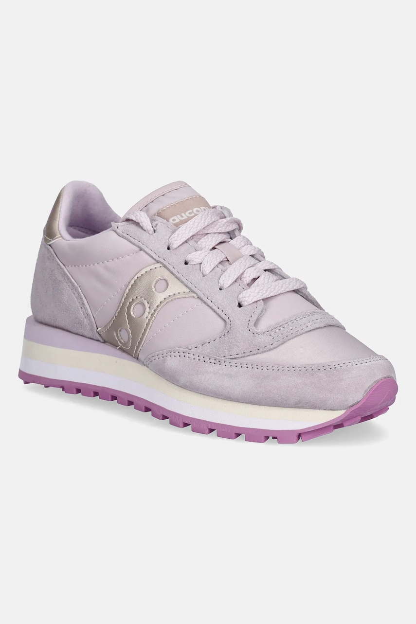 Saucony sneakers JAZZ TRIPLE femei, culoarea violet, S60530-53