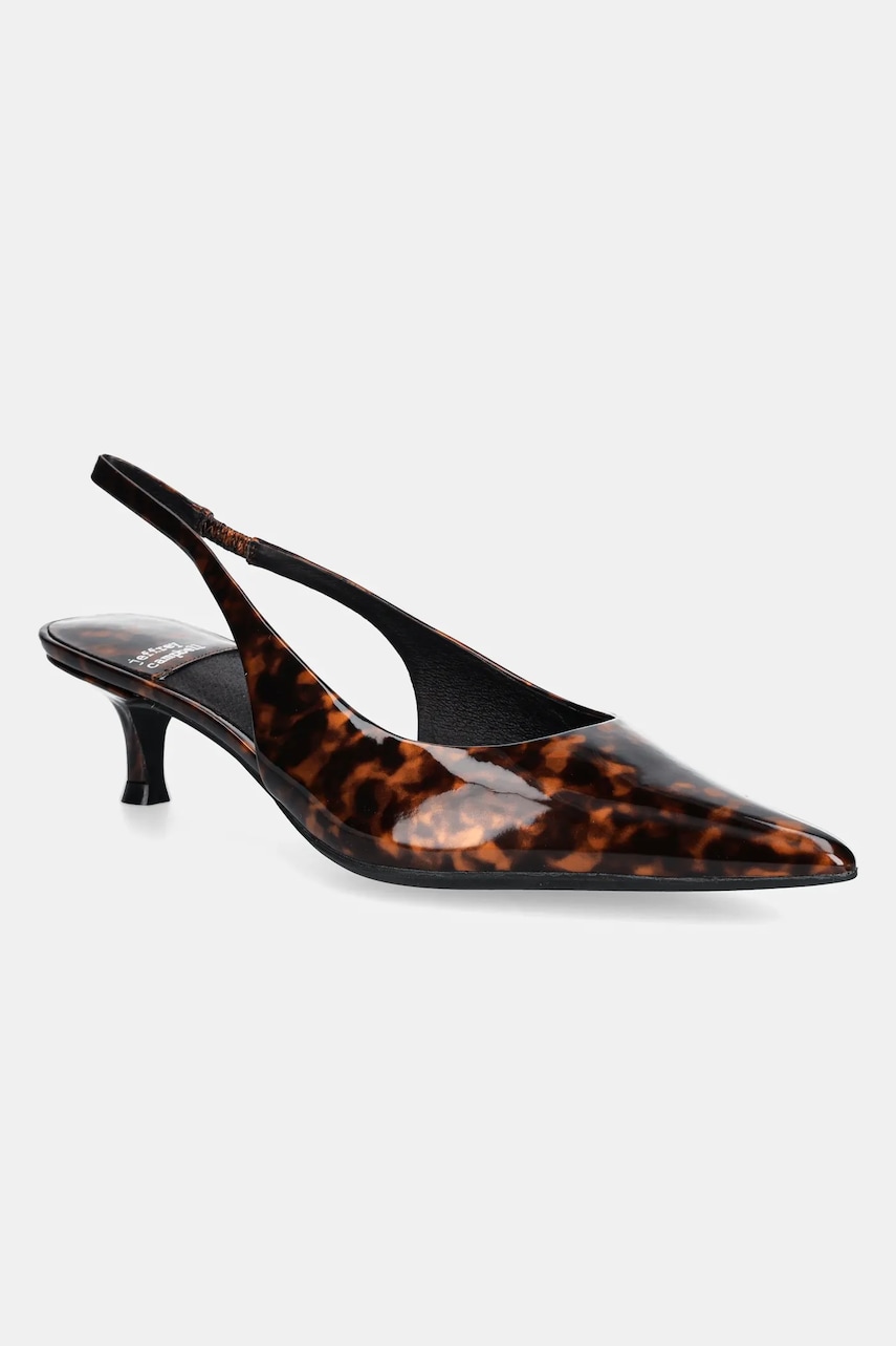 Jeffrey Campbell pantofi cu toc Persona culoarea maro, JC-1256-1-30 Jeffrey Campbell pantofi cu toc Persona culoarea maro, JC-1256-1-30