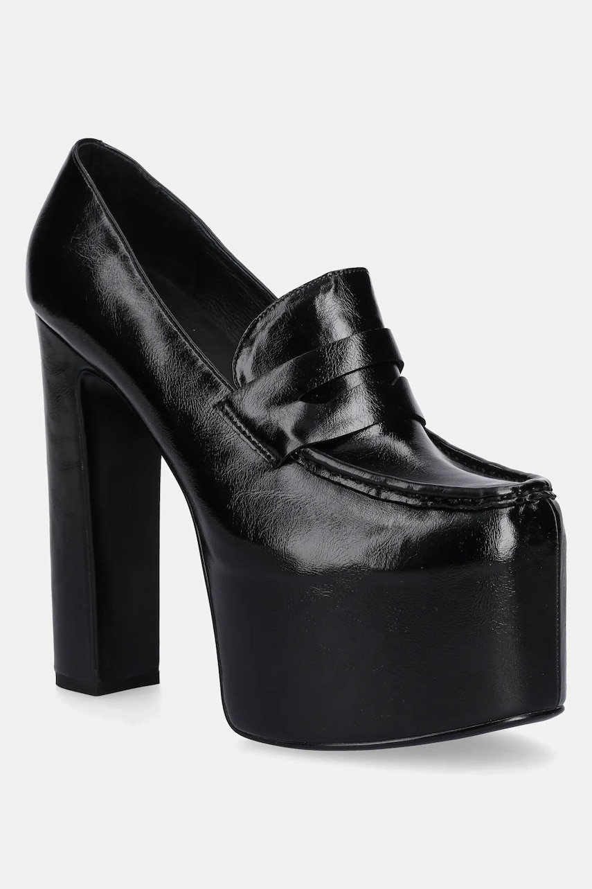 Jeffrey Campbell Pantofi cu toc LONG-LAST culoarea negru, cu toc drept, U222-01