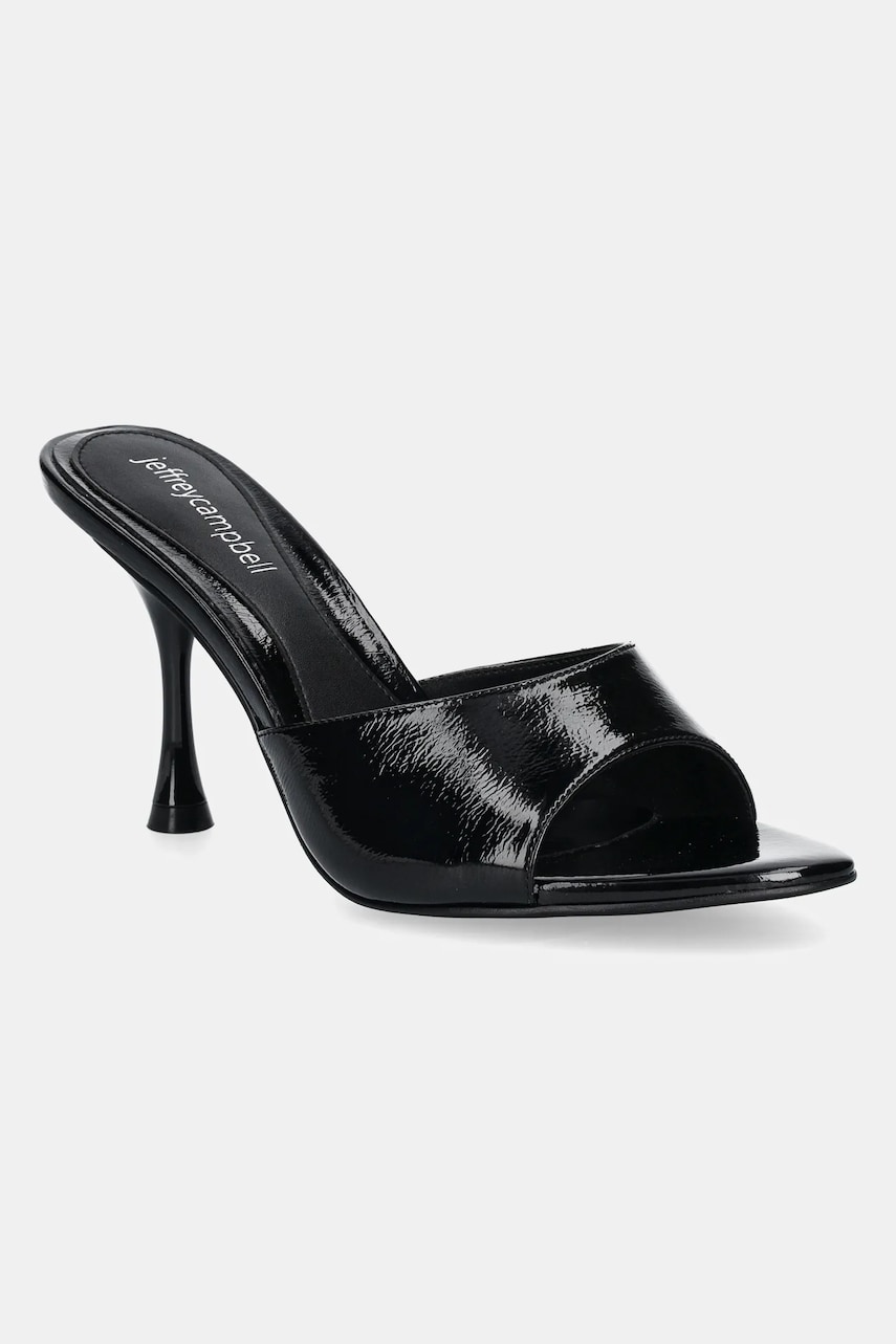 Jeffrey Campbell papuci AGENT femei, culoarea negru, cu toc cui, JCD-195-3-35 Jeffrey Campbell papuci AGENT femei, culoarea negru, cu toc cui, JCD-195-3-35
