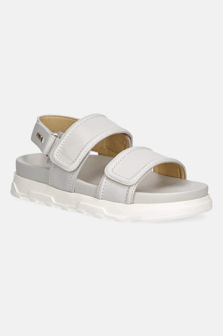 Furla sandale de piele Sporty Chic Sandal culoarea bej, cu platforma, YJ52SPC Y62000 1704S