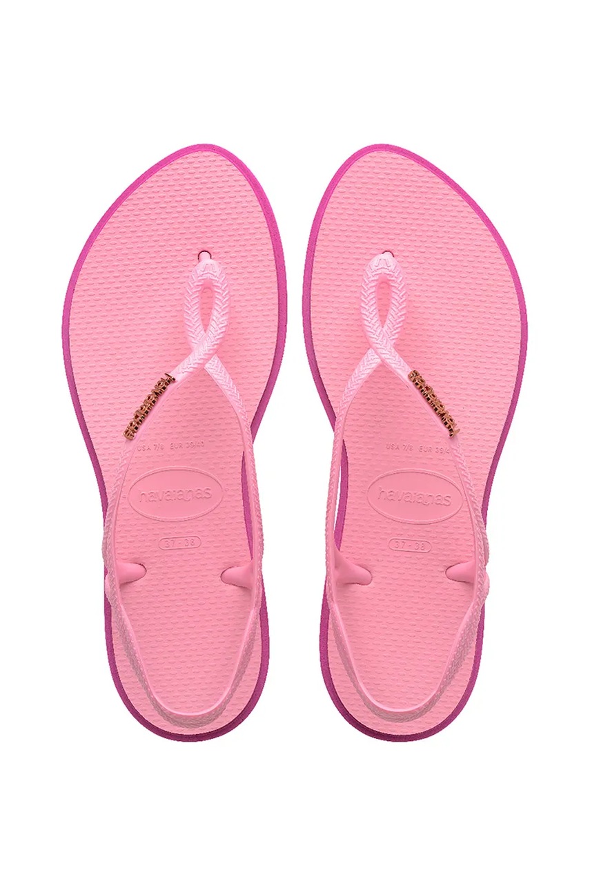 Havaianas sandale LUNA POINT femei, culoarea roz, 4149921.9321