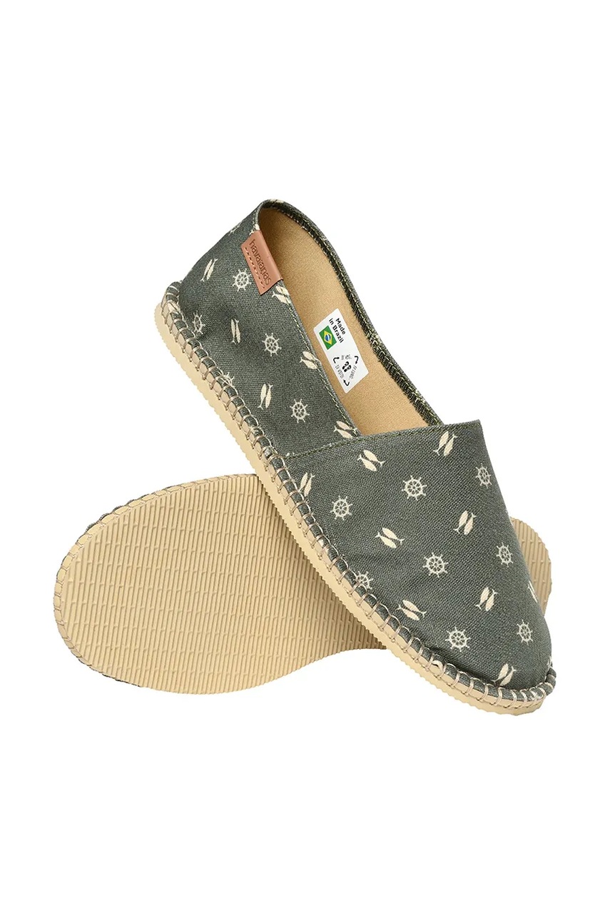 Εσπαντρίγιες Havaianas ORGINE IV χρώμα: πράσινο, 4147972.4896 φωτογραφία