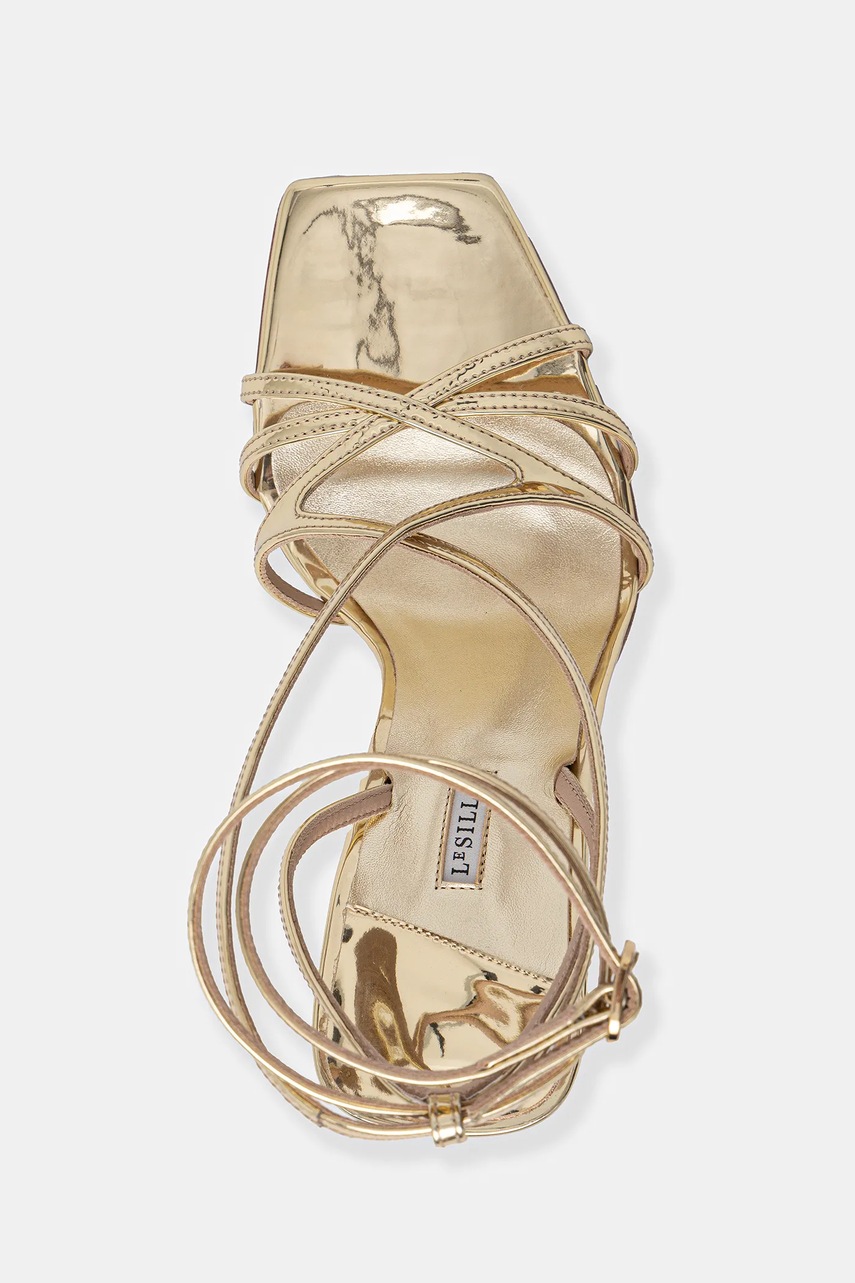 Πέδιλα Le Silla Belen χρώμα: χρυσαφί, 4311D090BXPPMRA907 φωτογραφία