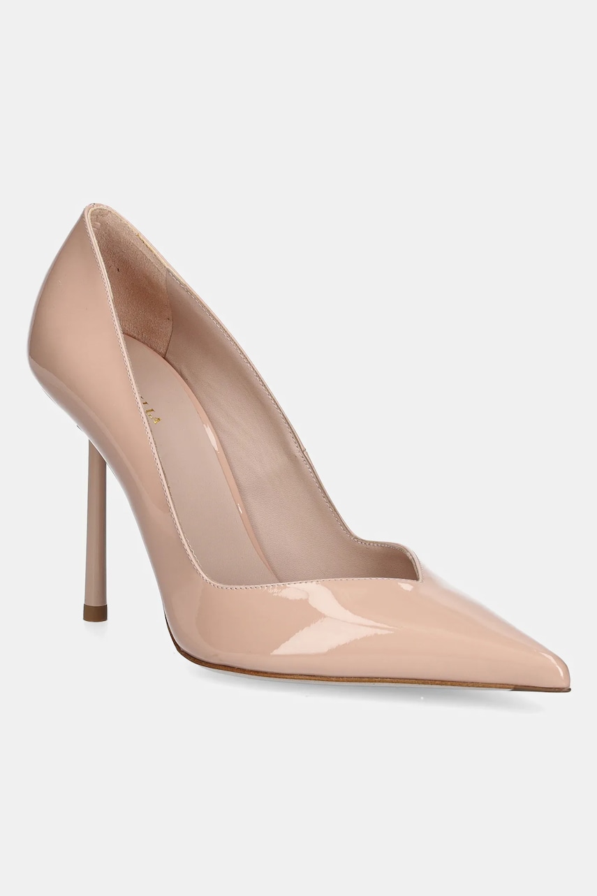 Le Silla stilettos de piele Deco Vivienne culoarea bej, 4216D090BXPPKAB158 Le Silla stilettos de piele Deco Vivienne culoarea bej, 4216D090BXPPKAB158