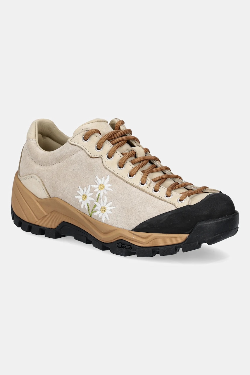 Diemme pantofi de piele întoarsă Movida femei, culoarea bej, DI25SPMOW-F06X055CRE