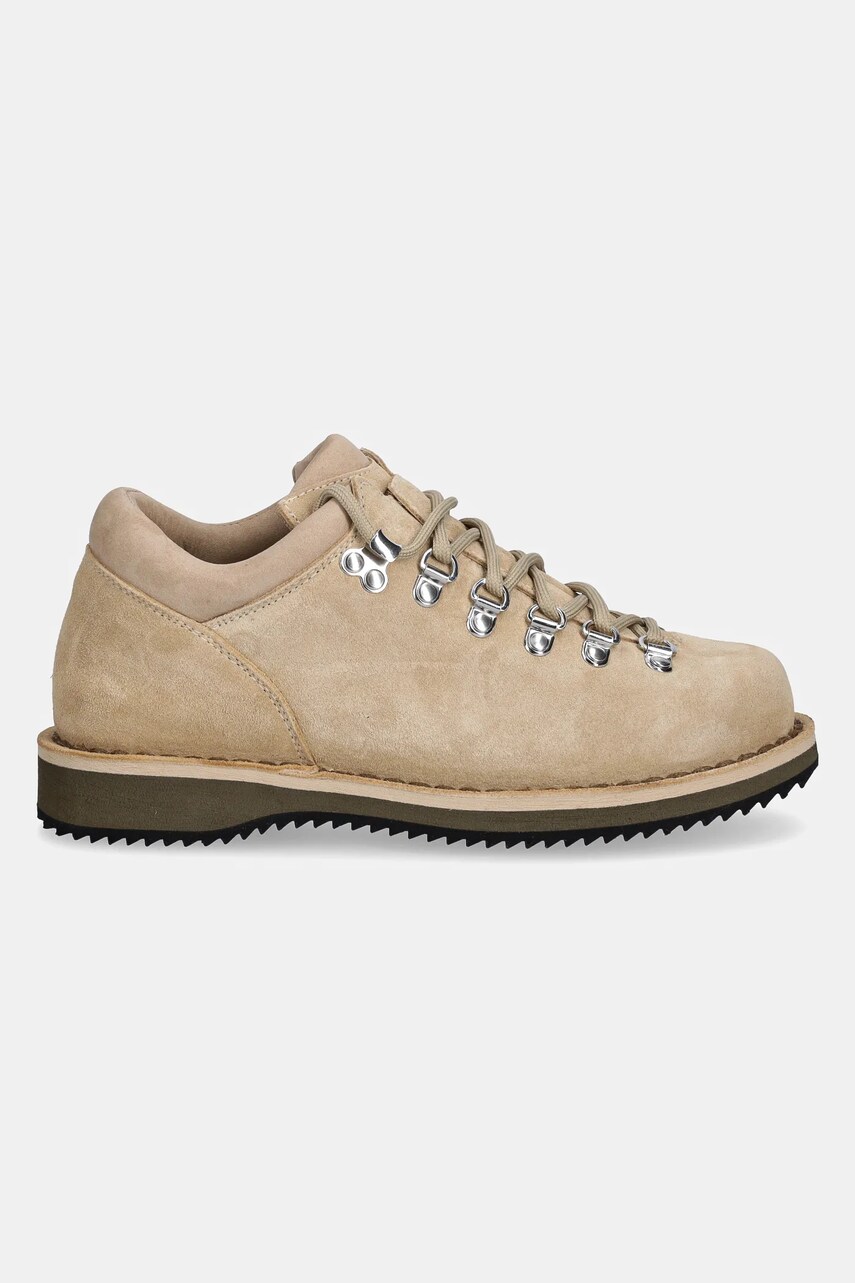 Diemme buty zamszowe Roccia Basso damskie kolor beżowy DI25SPRBW-I01S006SND