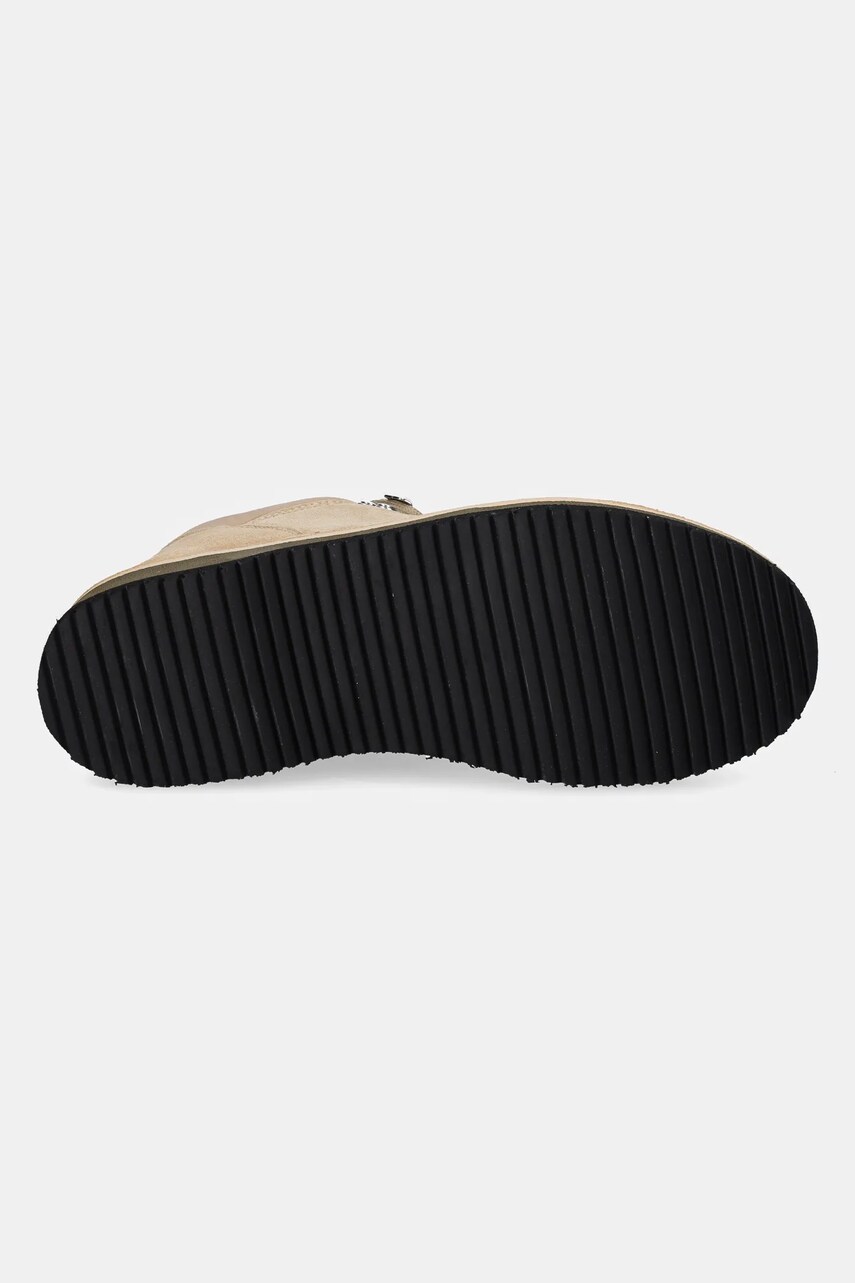 Diemme buty zamszowe Roccia Basso damskie kolor beżowy DI25SPRBW-I01S006SND