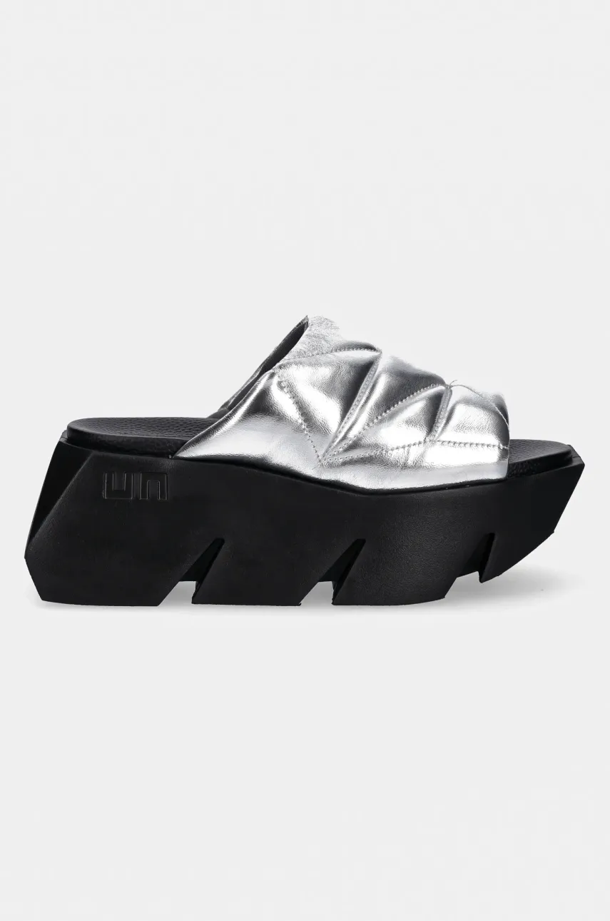 Кожаные шлепанцы United Nude Bull Puffy женские цвет чёрный на платформе 10897141188 Кожаные шлепанцы United Nude Bull Puffy женские цвет чёрный на платформе 10897141188